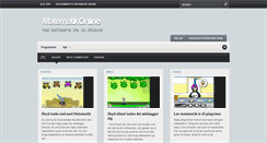 Desktop Screenshot of matematikonline.dk